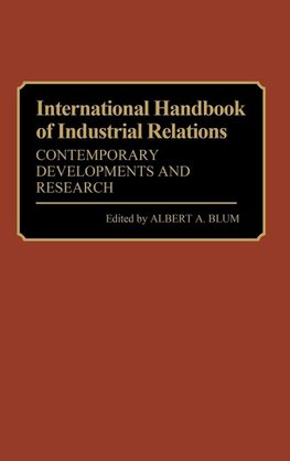 International Handbook of Industrial Relations