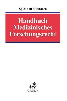 Handbuch Medizinisches Forschungsrecht