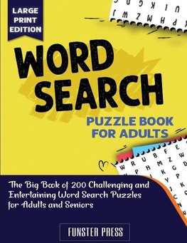 WORD SEARCH PUZZLE BOOK FOR ADULTS