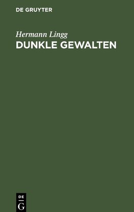 Dunkle Gewalten