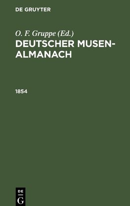 Deutscher Musen-Almanach, Deutscher Musen-Almanach (1854)