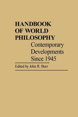 Handbook of World Philosophy