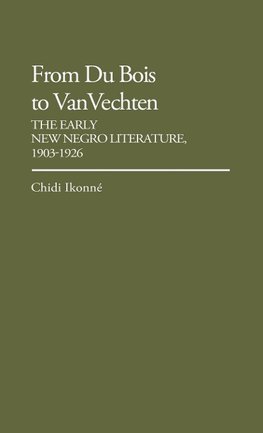 From Du Bois to Van Vechten