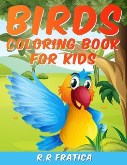 Birds coloring book for kids