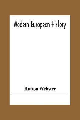 Modern European History