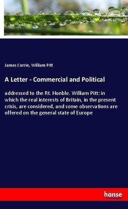 A Letter - Commercial and Political