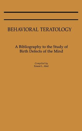 Behavioral Teratology