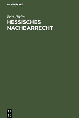 Hessisches Nachbarrecht