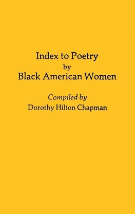 Index to Poetry by Black American Women