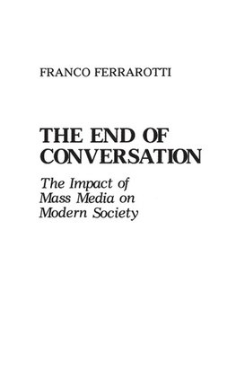 The End of Conversation