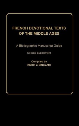 French Devotional Texts of the Middle Ages