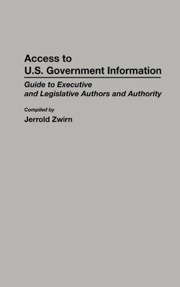 Access to U.S. Government Information