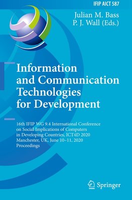 Information and Communication Technologies for Development