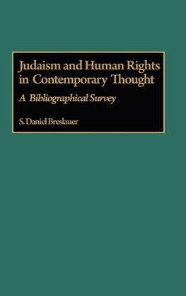 Judaism and Human Rights in Contemporary Thought