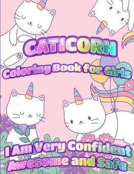 Caticorn Coloring Book For Girls