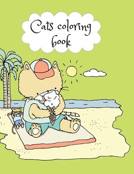 Cats coloring book