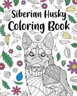 Siberian Husky Coloring Book