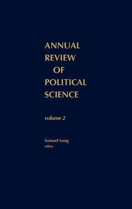 Annual Review of Political Science, Volume 2