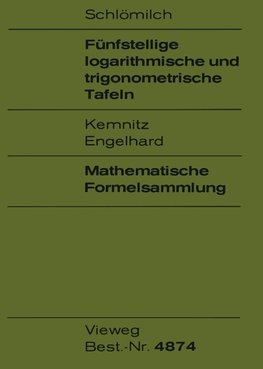 Fünfstellige logarithmische und trigonometrische Tafeln