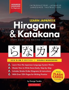 Learn Japanese Hiragana and Katakana - Workbook for Beginners