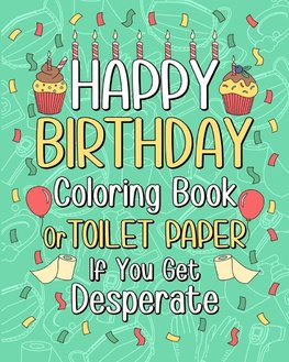 Happy Birthday Coloring Book