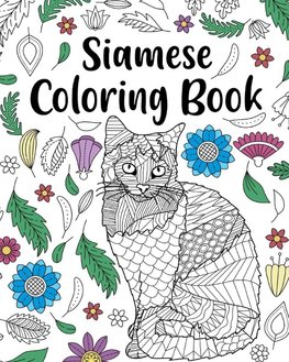 Siamese Cat Coloring Book