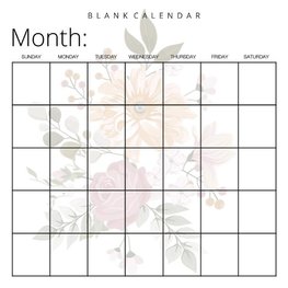 Blank Calendar