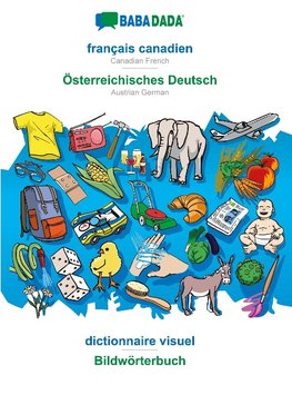 BABADADA black-and-white, français canadien - Österreichisches Deutsch, dictionnaire visuel - Bildwörterbuch