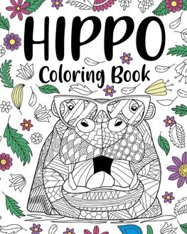 Hippo Coloring Book