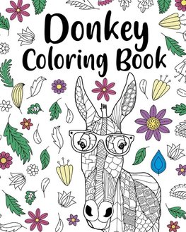 Donkey Coloring Book