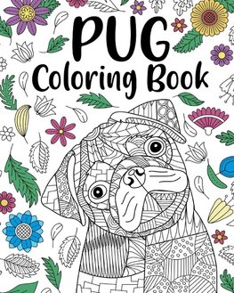 Pug Dog Coloring Book