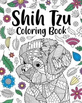 Shih Tzu Adult Coloring Book