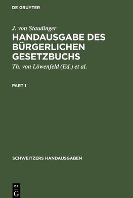 Handausgabe des Bürgerlichen Gesetzbuchs