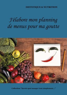 J'élabore mon planning de menus pour ma goutte