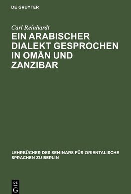 Ein Arabischer Dialekt gesprochen in Oman und Zanzibar