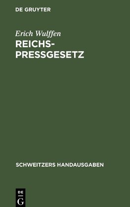 Reichs-Pressgesetz