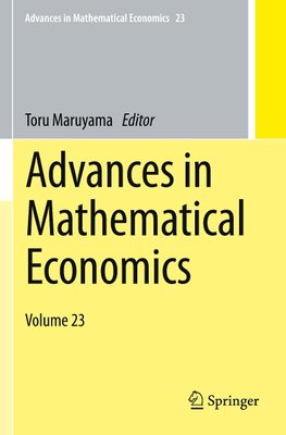 Advances in Mathematical Economics