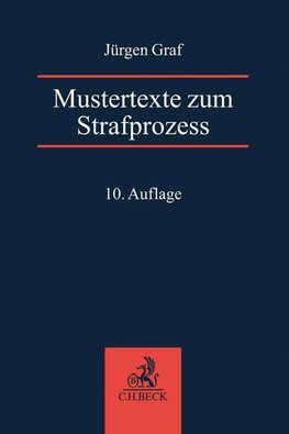 Mustertexte zum Strafprozess