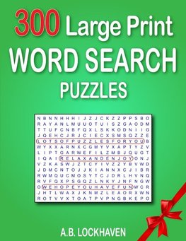 300 Large Print Word Search Puzzles