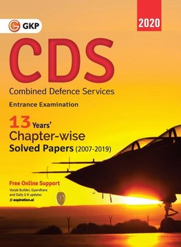 CDS (Combined Defence Services) 2020 - Chapterwise Solved Papers 2007-2019