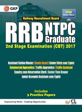 RRB NTPC Graduate, Stage 2 Examination (CBT) 2017,  Guide