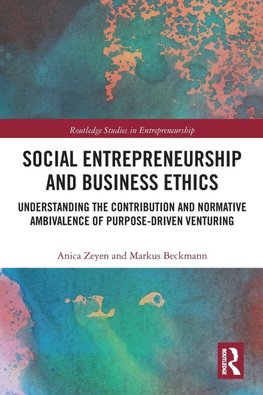 Social Entrepreneurship and Business Ethics