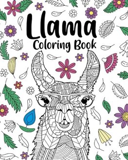 Llama Coloring Book