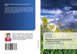 Research status of agricultural sciences in india