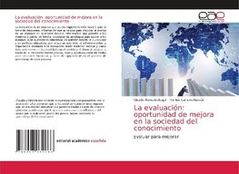 La evaluación: oportunidad de mejora en la sociedad del conocimiento