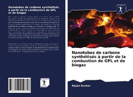 Nanotubes de carbone synthétisés à partir de la combustion de GPL et de biogaz