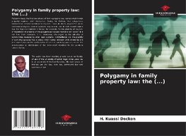 Polygamy in family property law: the (...)