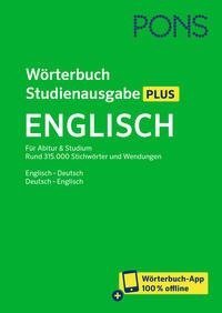 PONS Wörterbuch Studienausgabe Plus Englisch