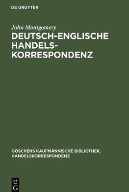 Deutsch-Englische Handelskorrespondenz