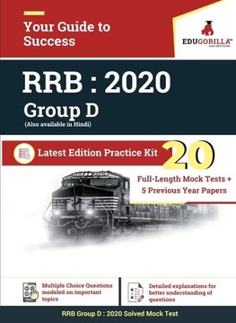 RRB Group D 2020 | 20 Mock Tests + 5 PYP For Complete Preparation